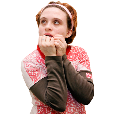 Woman with worried look